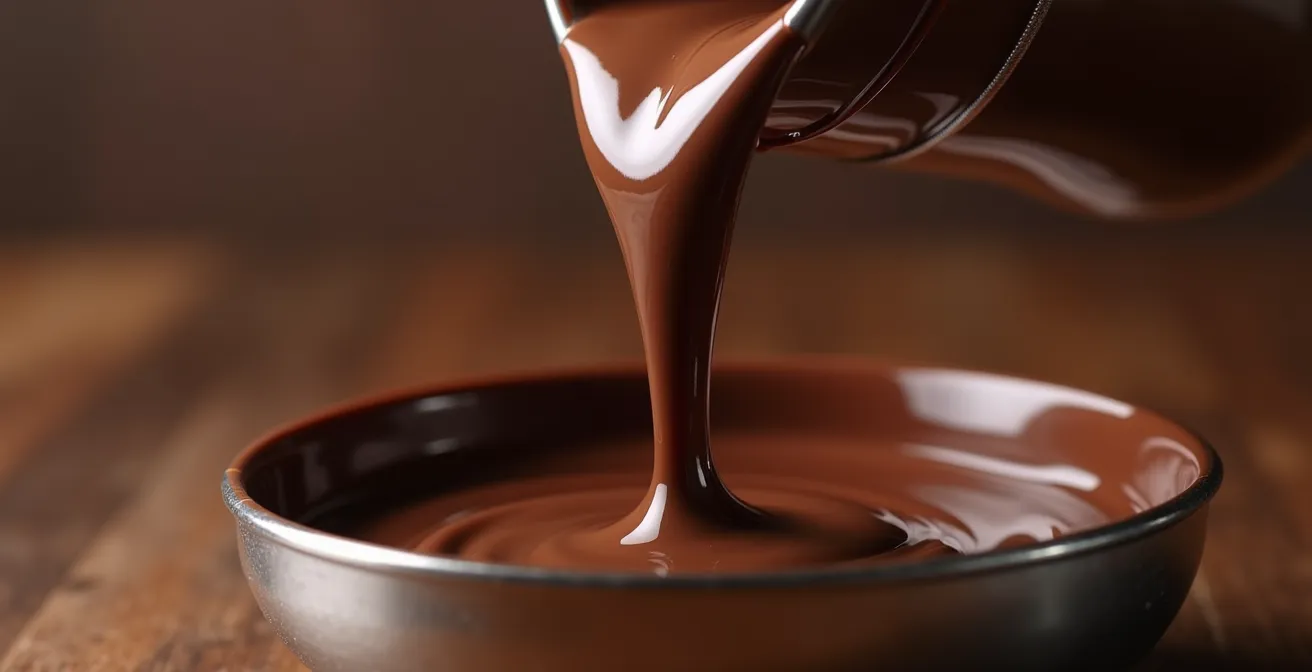 Two-bowl method for tempering chocolate without marble slab